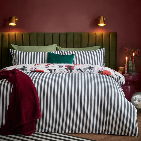 Trick or Treat Reversible Halloween Duvet Cover Set