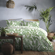 Tahiti Floral Green Polycotton Duvet Cover Set