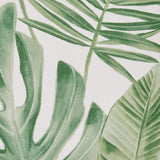Tahiti Outdoor Green & Silver 100% Cotton Cushion Cover 43cm x 43cm - Green - Tahiti Outdoor Cushion In Green 43 X 43Cm 5