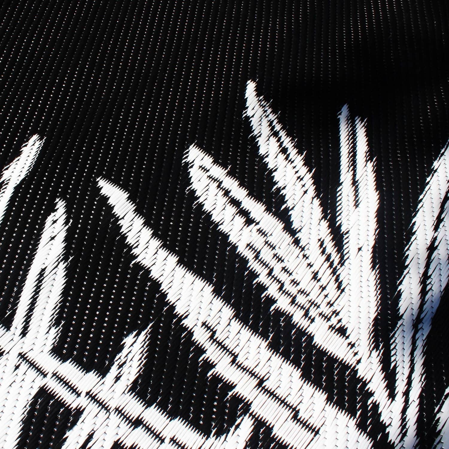 Tahiti Black Leaf Print Outdoor Rug 120cm x 170cm - Tahiti Outdoor Rug In Black 120 X 170Cm 3