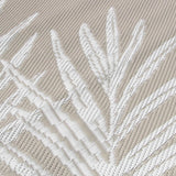 Tahiti Black Leaf Print Outdoor Rug 120cm x 170cm - Tahiti Outdoor Rug In Natural 120 X 170Cm 3