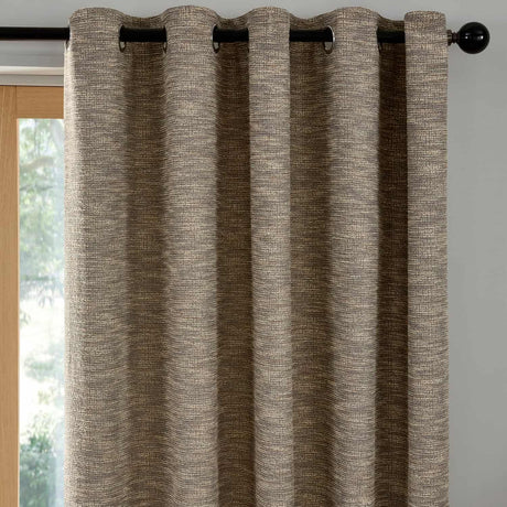 Talon Eyelet Curtains - Natural Light Filtering Jacquard - Talon Eyelet Curtains In Natural 2