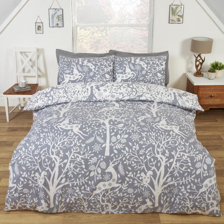 Tatton Duvet Cover Set - Grey