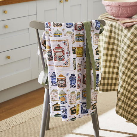 Ulster Weavers Tea Tins Cotton Apron - Tea Tins Cotton Apron In Multicolour 3