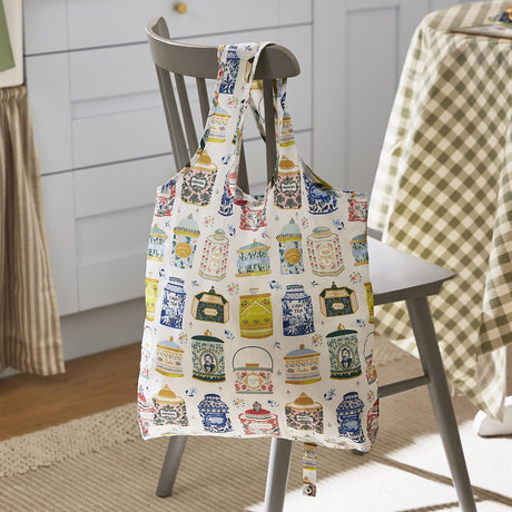 Ulster Weavers Tea Tins Packable Shopping Bag - Tea Tins Foldable Tote Bag Medium In Multicolour 3