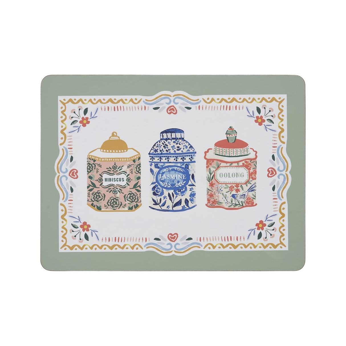 Ulster Weavers Tea Tins Cotton Placemat 4 Pack