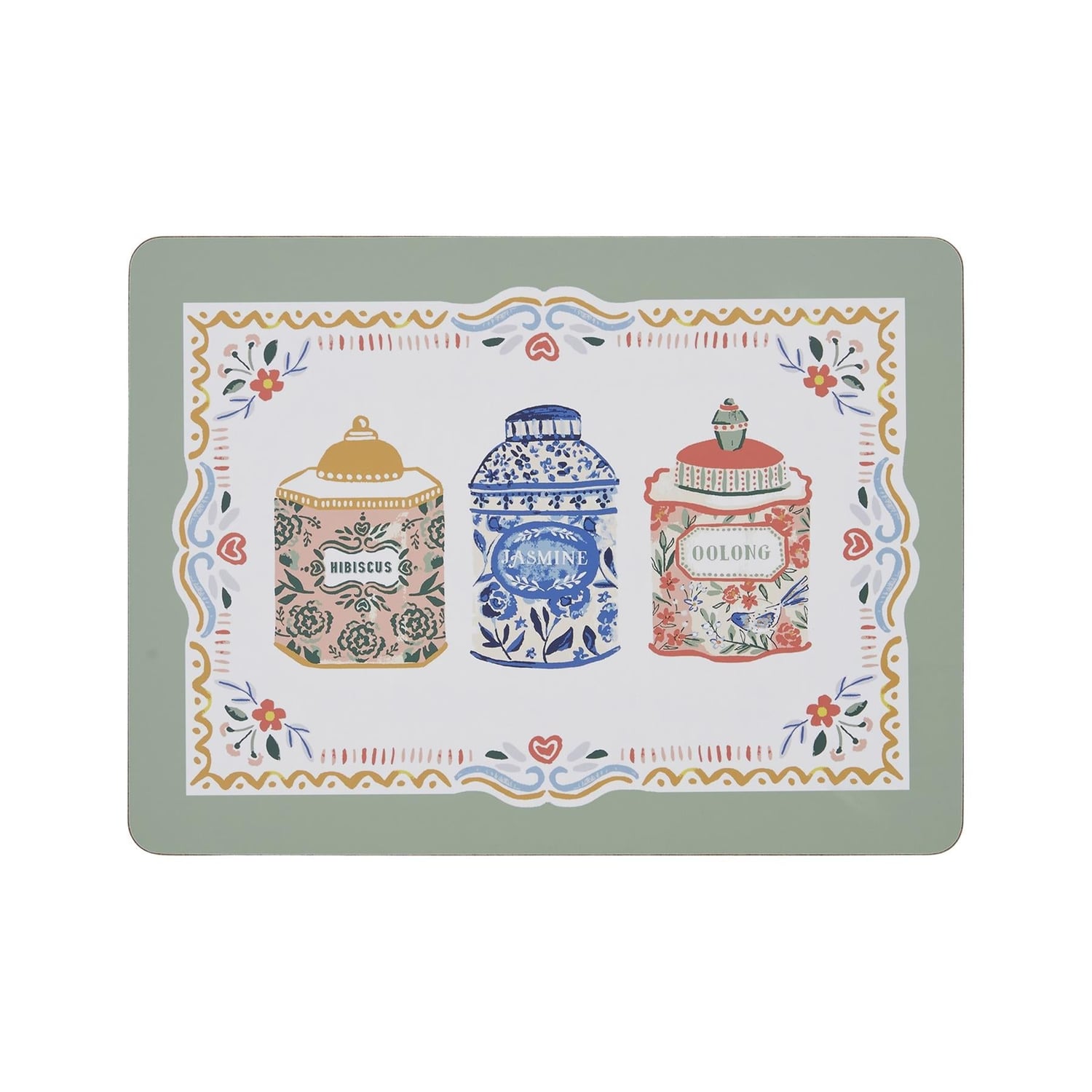 Ulster Weavers Tea Tins Cotton Placemat 4 Pack