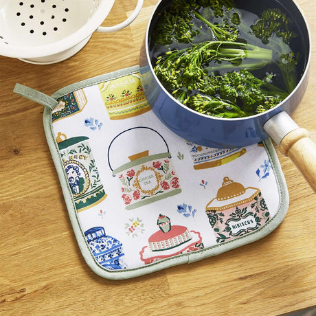 Ulster Weavers Tea Tins Cotton Pot Mat - Tea Tins Pot Mat In Multicolour 3
