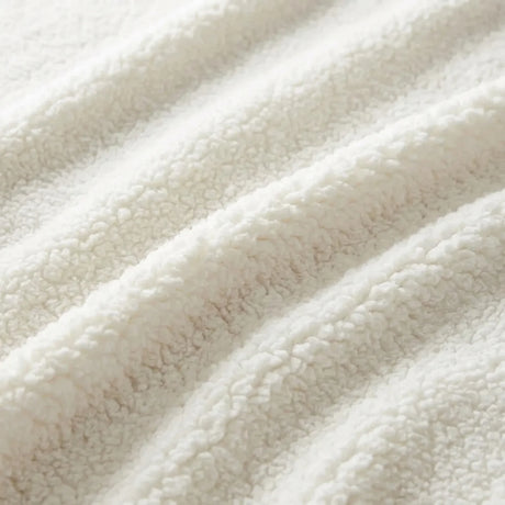 Teddy Cream Fleece Fitted Sheet 30cm Deep - additional image 1