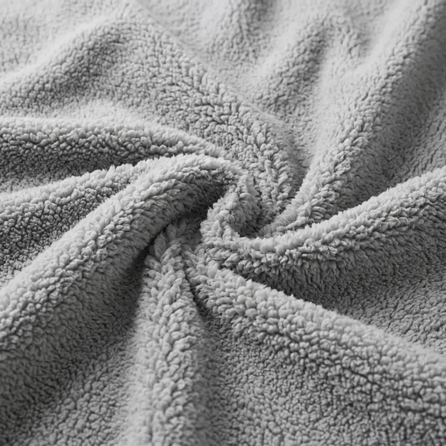 Teddy Silver Fleece Fitted Sheet 30cm Deep - additional image 1