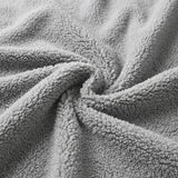 Teddy Silver Fleece Fitted Sheet 30cm Deep - additional image 1