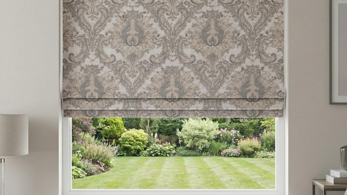 Tegola Made to Measure Roman Blind Grey