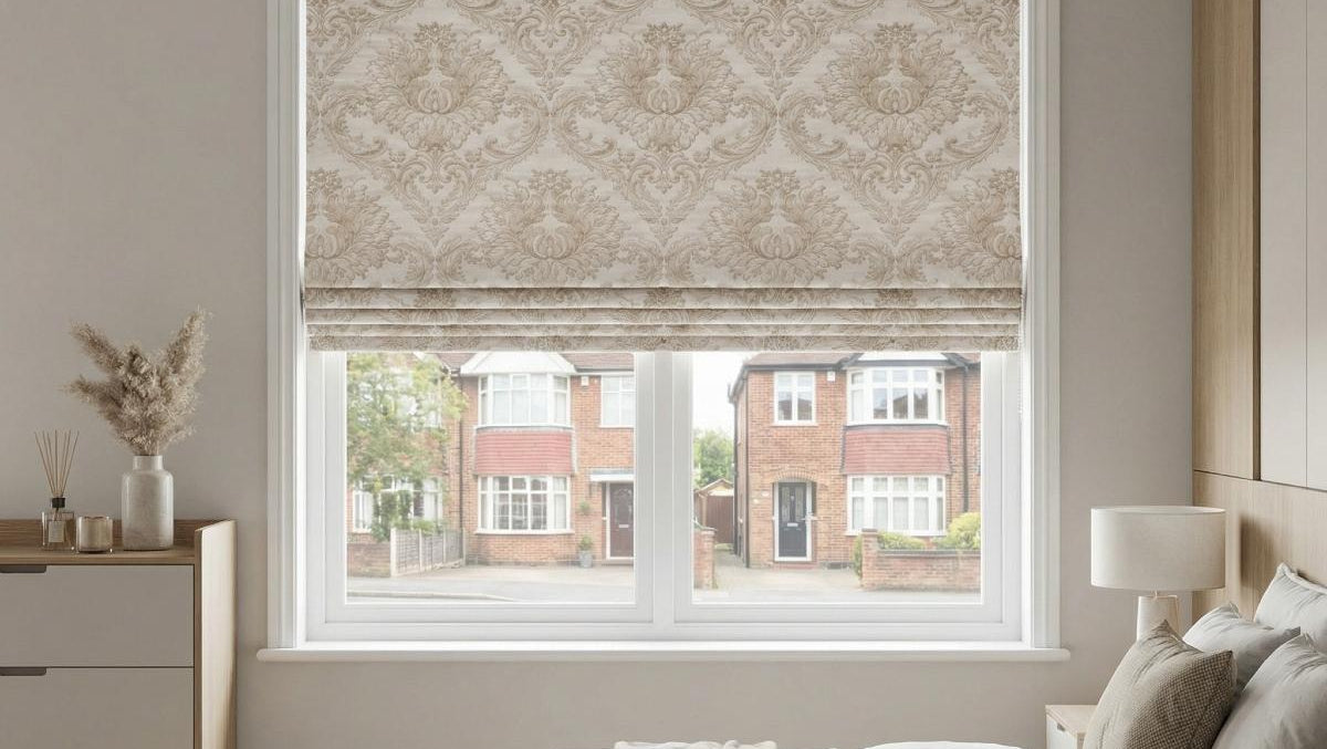 Tegola Made to Measure Roman Blind Natural
