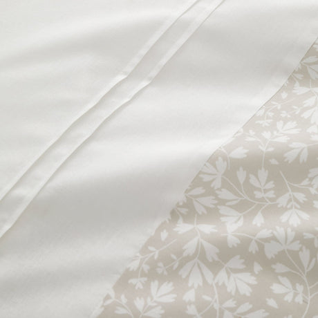Tess Ditsy Polycotton Duvet Cover Set - Natural - Tess Duvet Cover Set In Natural 3