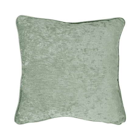Textured Chenille Soft Cosy Cushion Cover 43cm x 43cm - Green