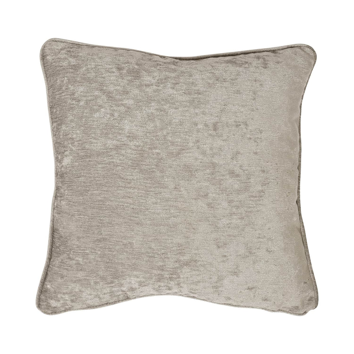 Textured Chenille Soft Cosy Cushion Cover 43cm x 43cm - Natural - Textured Chenille Cushion In Natural 43 X 43Cm 2