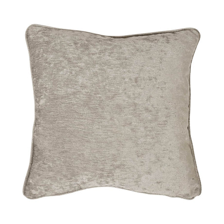 Textured Chenille Soft Cosy Cushion Cover 43cm x 43cm - Natural - Textured Chenille Cushion In Natural 43 X 43Cm 2