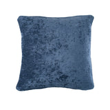 Textured Chenille Soft Cosy Cushion Cover 43cm x 43cm - Navy - Textured Chenille Cushion In Navy 43 X 43Cm 2