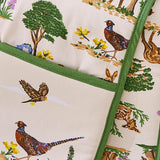 Ulster Weavers Thistlewood Floral Green Cotton Double Oven Glove - Thistlewood Double Oven Glove In Green 4
