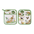 Ulster Weavers Thistlewood Floral Green Cotton Pot Mitt