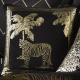 Tiger Tiger Black Cushion Cover 43cm x 43cm