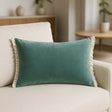 Tilly Cushion Cover / Filled Cushion - Duck Egg / Pumice
