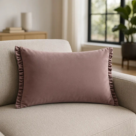 Tilly Cushion Cover / Filled Cushion - Heather / Smoke