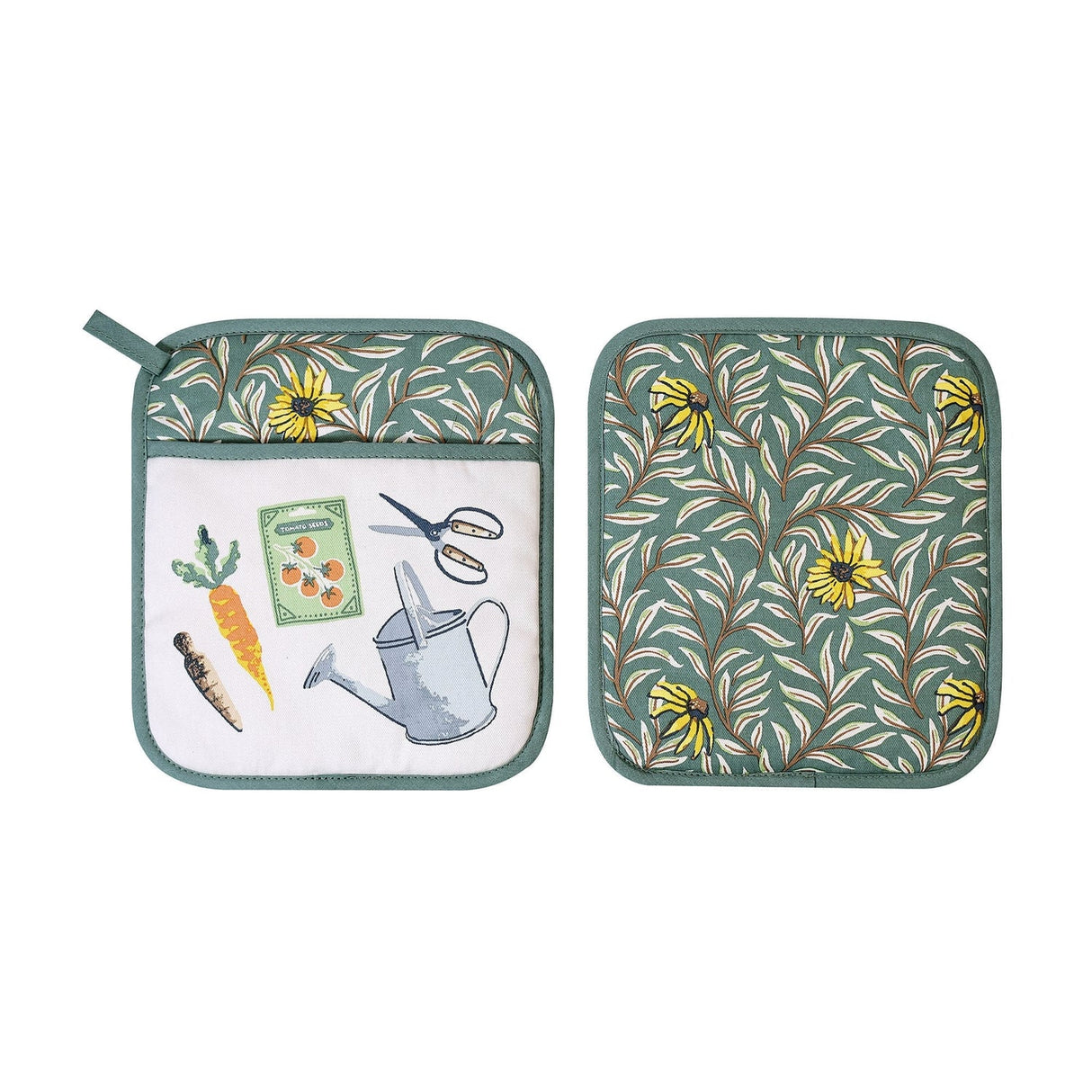 Ulster Weavers Time to Grow Floral Cotton Pot Mitt