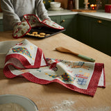 Ulster Weavers Tis the Season Green Recycled Cotton Blend Christmas Tea Towel
