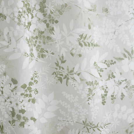 Tiverton Floral Voile Curtain Panel - Tiverton Voile Panel In Green 2