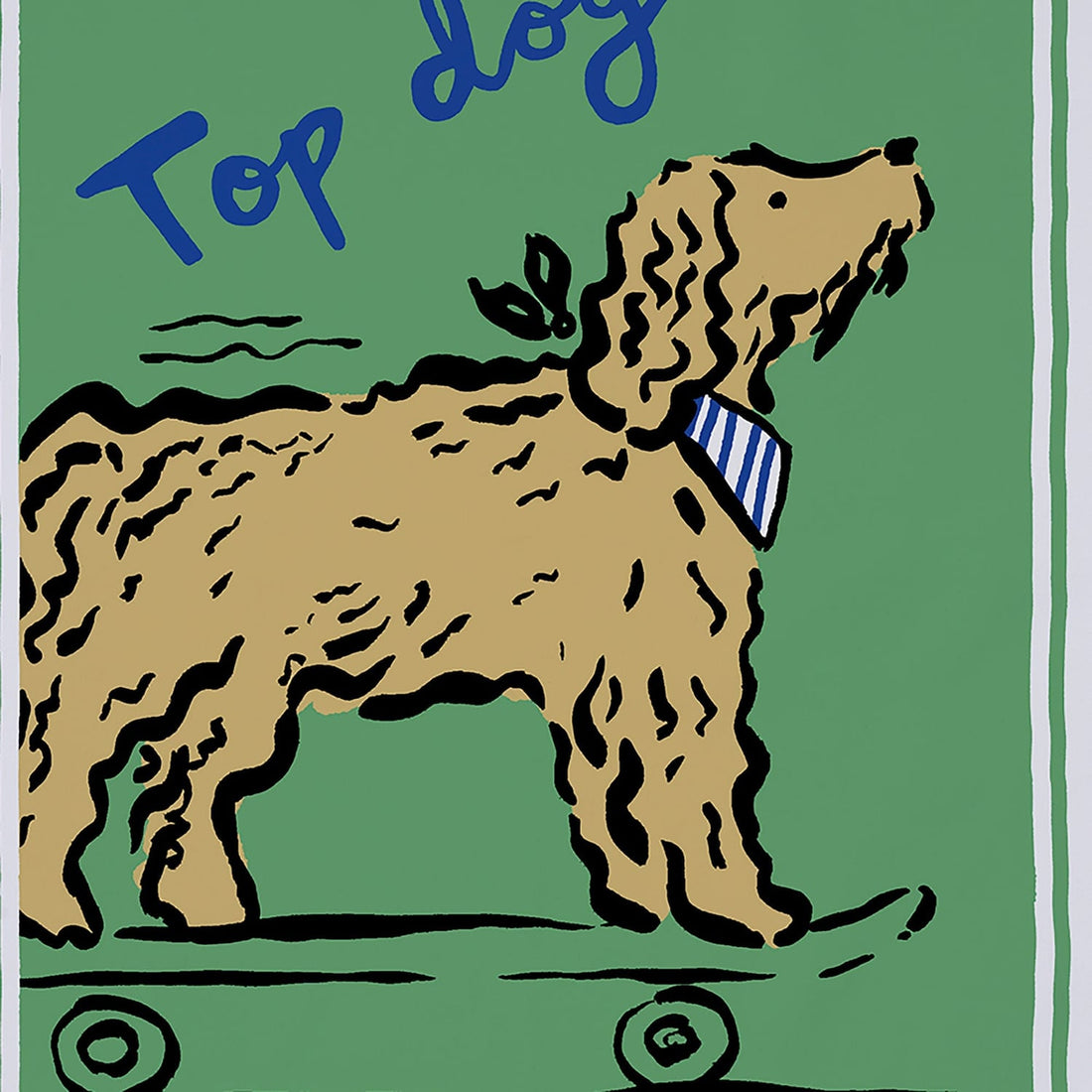 Top Dog Tea Towel 100% Cotton