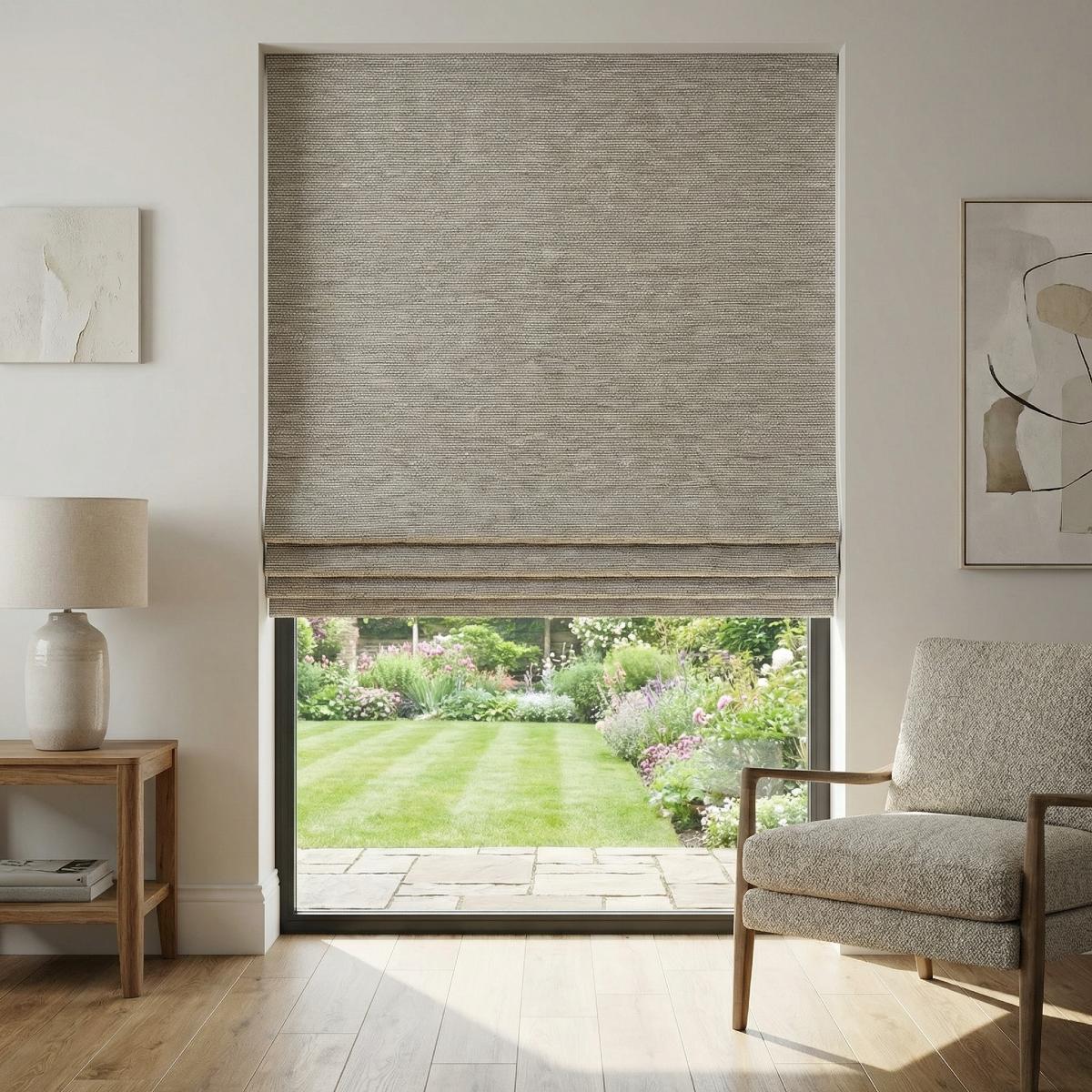 Toulouse Made to Measure Roman Blind Whisper