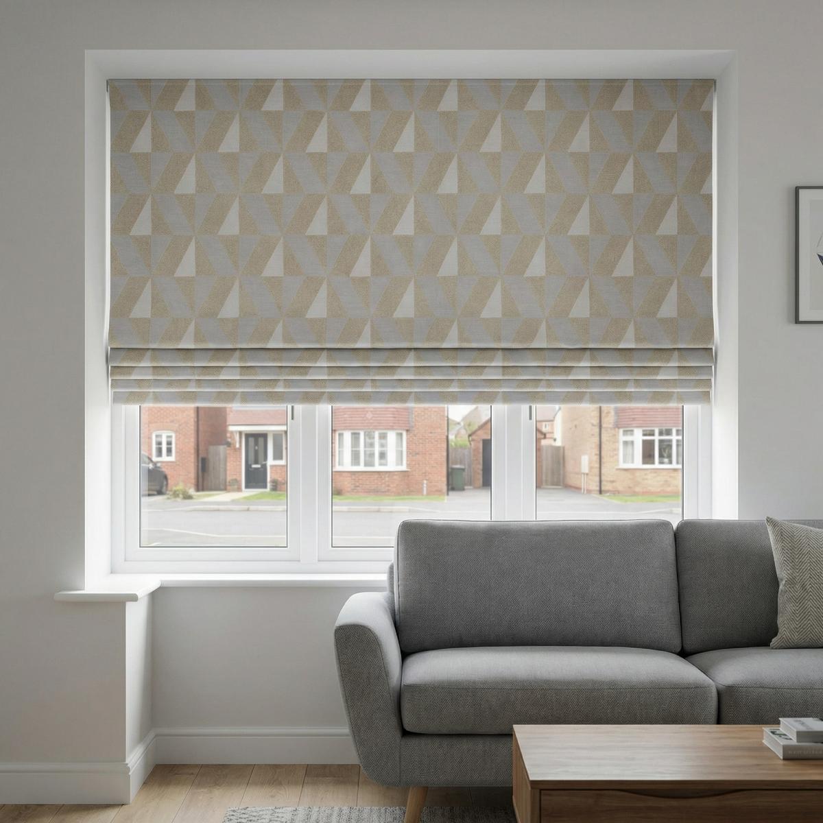 Tribeca Made to Measure Roman Blind Natural