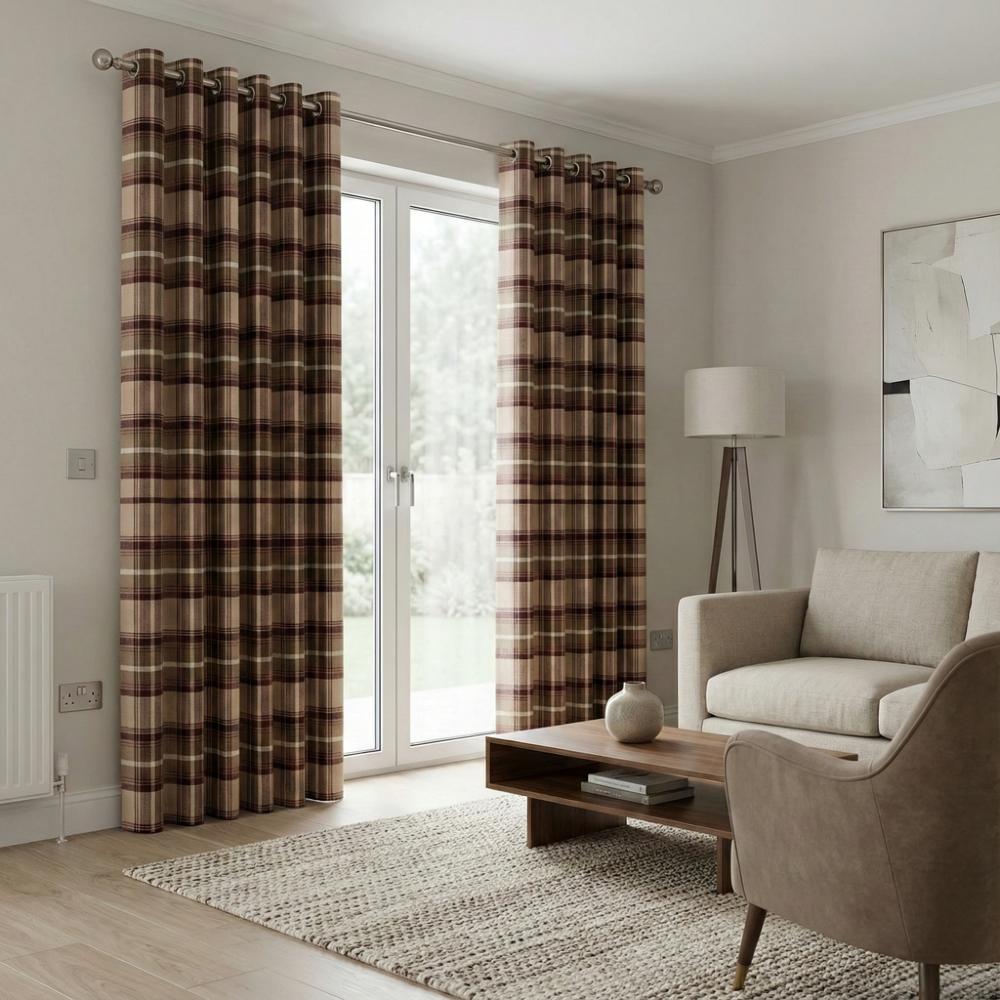 Trinity Mulberry fabric sample