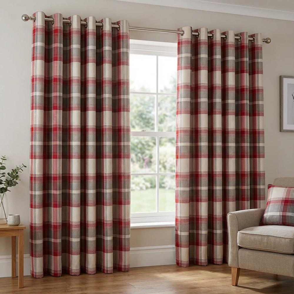 Trinity Rosso fabric sample