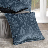 Trinity Jacquard Cushion Cover 43cm x 43cm (17x17") - Blue