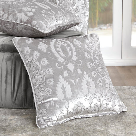 Trinity Jacquard Cushion Cover 43cm x 43cm (17x17") - Silver
