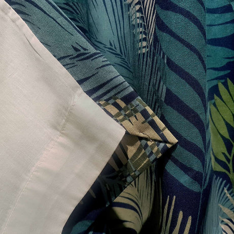Tropical Ochre Eyelet Curtains - Multi Light Filtering - Tropical Eyelet Curtains In Multicolour 3