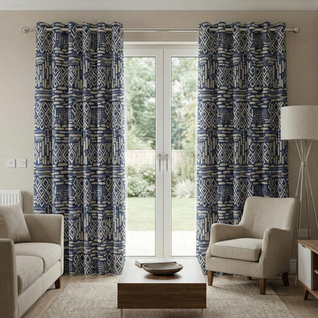 Tunisia Navy fabric sample
