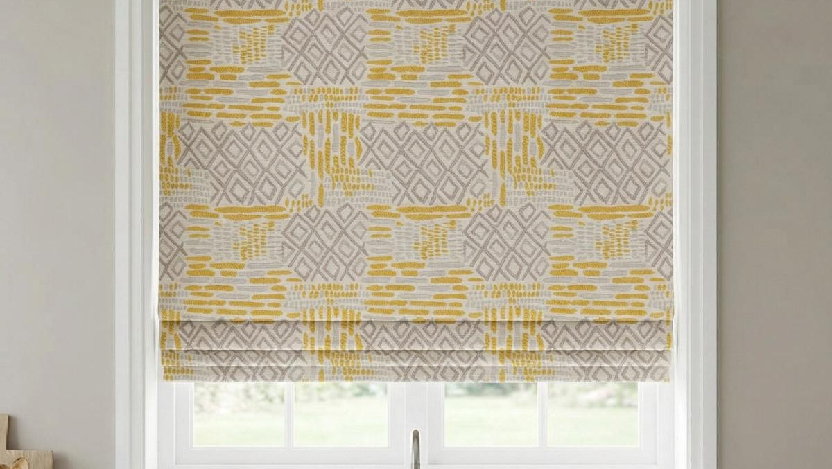 Tunisia Made to Measure Roman Blind Ochre