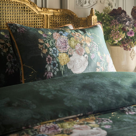Laurence Llewelyn-Bowen Tuscan Holiday 200 Thread Count Cotton Duvet Cover Set - Tuscan Holiday Duvet Cover Set In Green 2