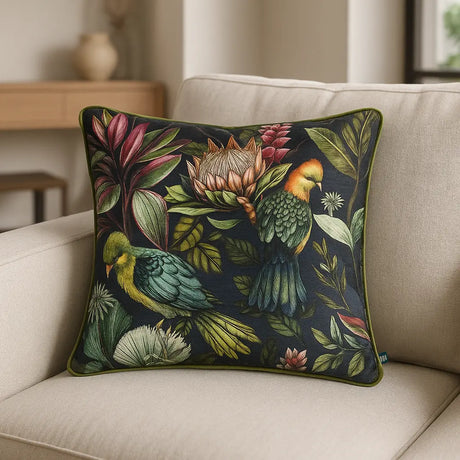 Leilani Cushion Cover / Filled Cushion 17" x 17" (43cm x 43cm) by Wylder Tropics