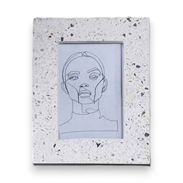 Terrazzo Pink and Grey Photo Frame