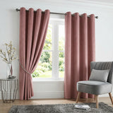 Alan Symonds Velvet Blackout Eyelet Ring Top Curtains