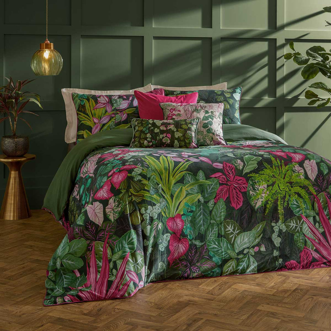 Veadeiros Duvet Cover Set - Pink / Green