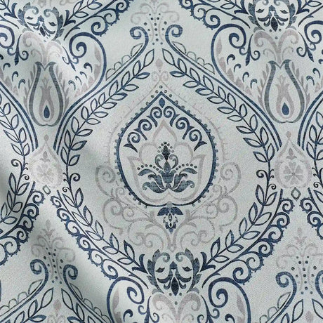 Alan Symonds Victoria Blackout Eyelet Ring Top Curtains in Blue - Image 2