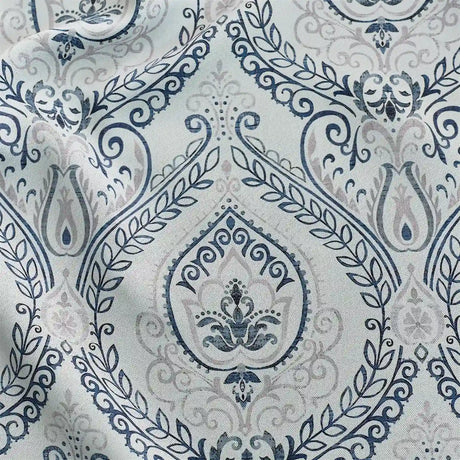 Alan Symonds Victoria Blackout Eyelet Ring Top Curtains in Blue - Image 6