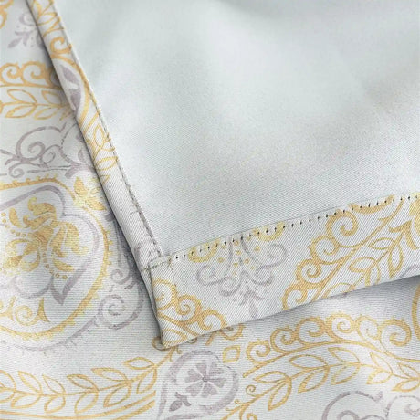 Alan Symonds Victoria Blackout Eyelet Ring Top Curtains in Ochre - Image 4