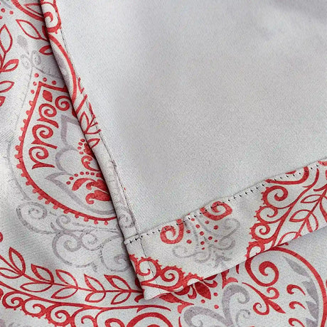 Alan Symonds Victoria Blackout Eyelet Ring Top Curtains in Red - Image 4