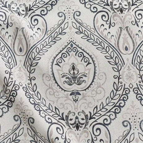 Alan Symonds Victoria Blackout Eyelet Ring Top Curtains in Silver - Image 2